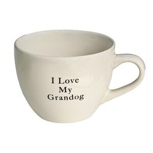 Hausenware I Love My Grandog Mug Microwave Dishwasher Safe 4.875" Wide